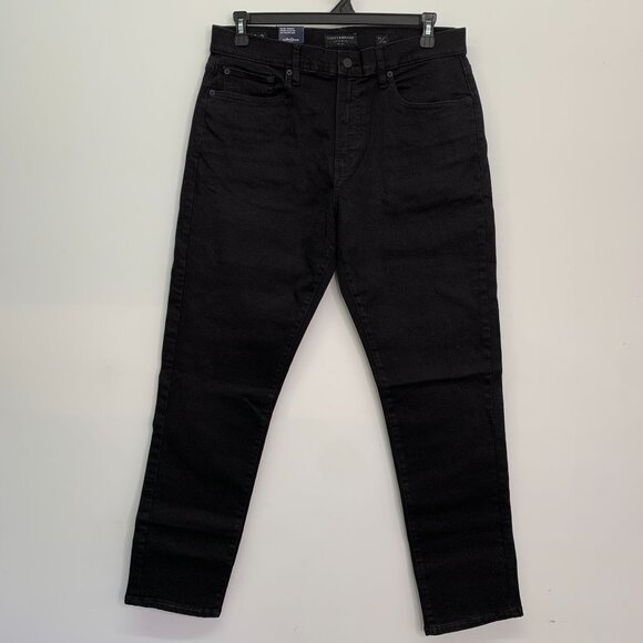 Lucky Brand Men's Jeans 412 Athletic Slim Stretch Denim Black Jean Size 34 x 32